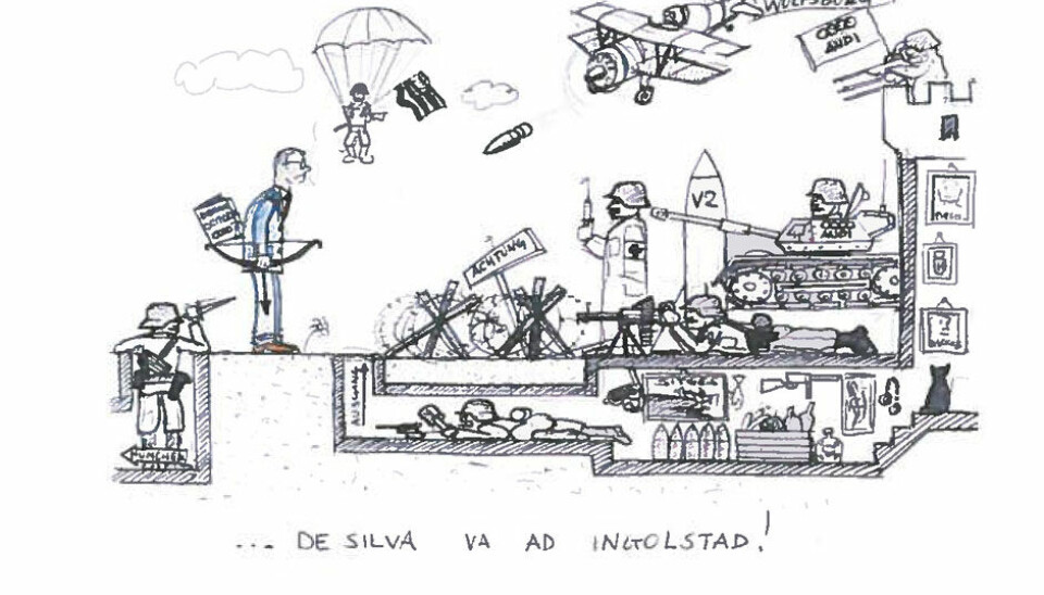 Walter Maria de Silvas kontroversielle tegning