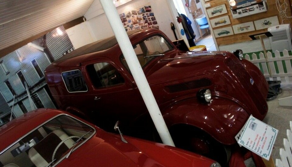 Rogaland BilmuseumEksklusivt? Hva kan bli mer eksklusivt enn en ungdomsgrupperestaurert Fordson varebil fra 1947? - Foto: Jon Winding-Sørensen