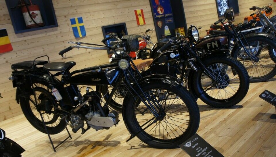 Top Mountain Motorcycle MuseumBelgia var representert med Saroela og FN.Foto: Jon Winding-Sørensen