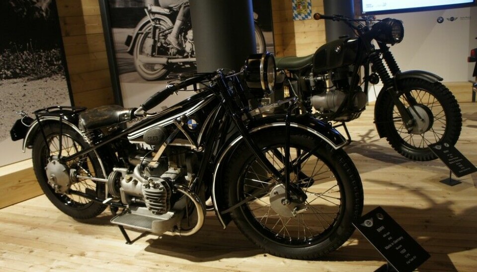 Top Mountain Motorcycle MuseumBMW i klassisk Boxer-versjon. R 42 fra 1928.Foto: Jon Winding-Sørensen