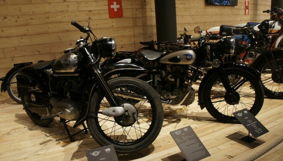 Top Mountain Motorcycle MuseumNSU var en av ungdomstidens drømmesykler.Foto: Jon Winding-Sørensen