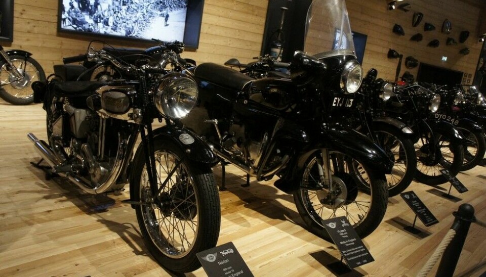 Top Mountain Motorcycle MuseumSuperbike, Vincent Prince, nr. 2 fra venstreFoto: Jon Winding-Sørensen