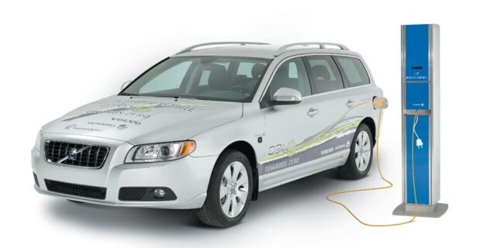 Volvo plugg-inn til Norge i 2012