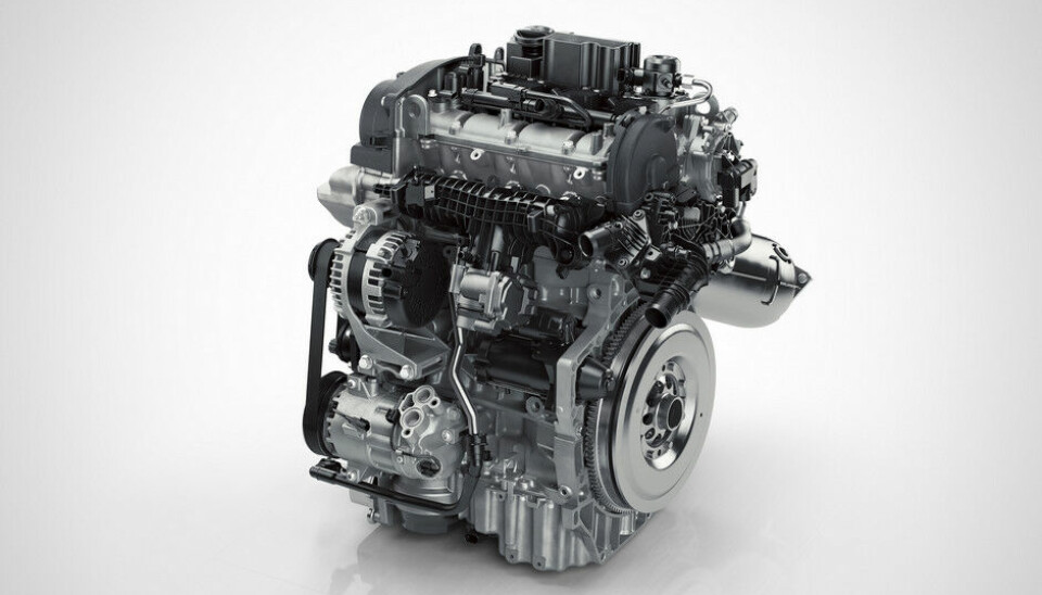 Volvo Drive-E 3-sylindret bensinmotor