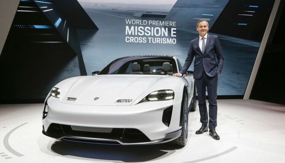 Porsche Mission E Cross TurismoStyreformann Oliver Blume