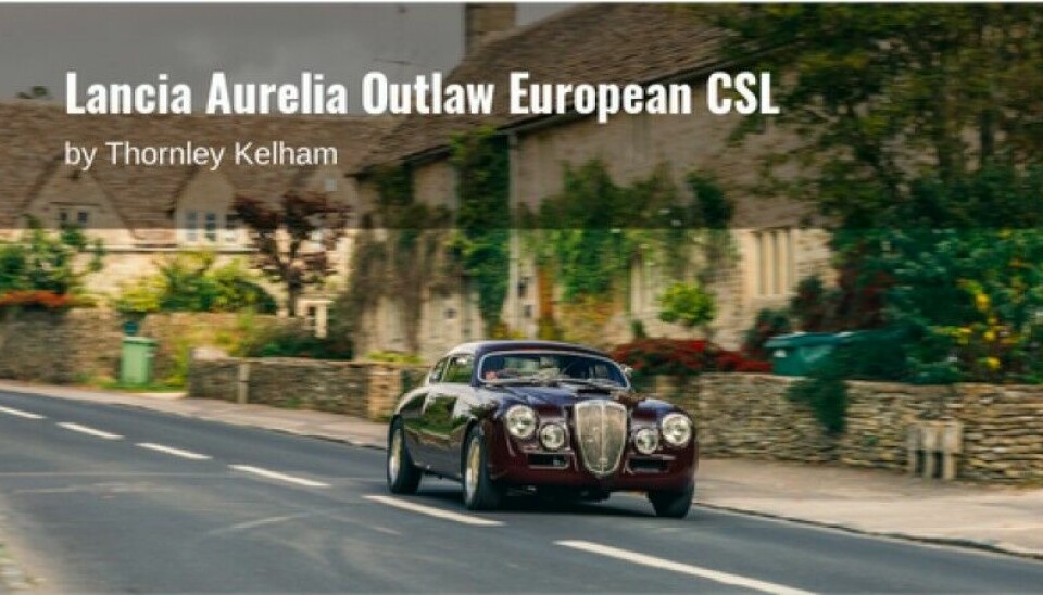 Lancia Aurelia Outlaw European CSL