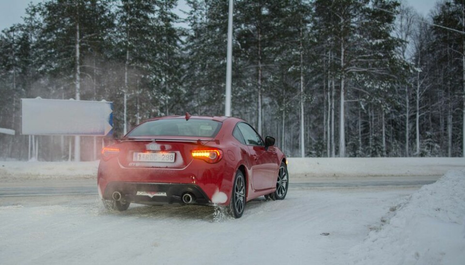 Prøvekjørt: Toyota GT86 på vinterføreFoto: Odd Erik Skavold Lystad