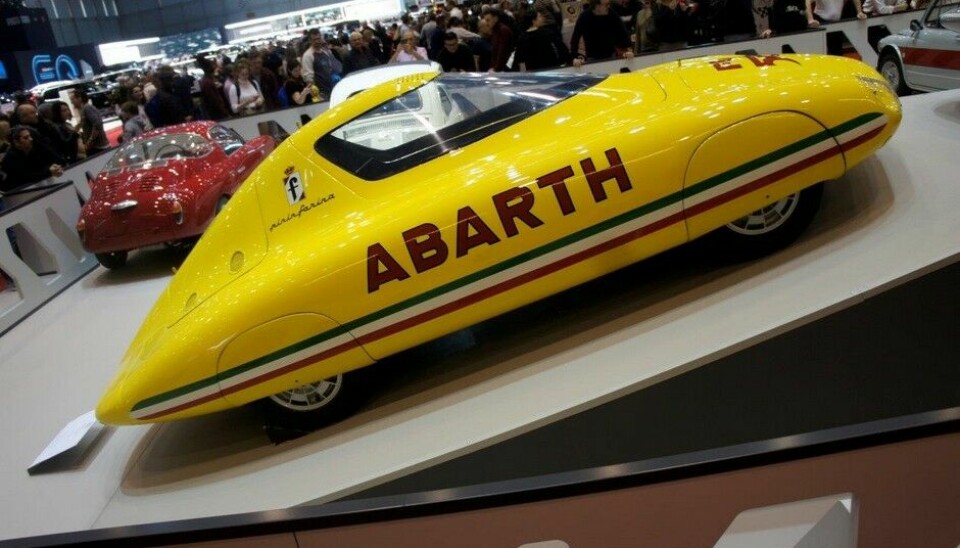 Abarth-utstilling i GenèveAbarth 500 Record, Pininfarina, 1958, 36 hk - Foto: Jon Winding-Sørensen