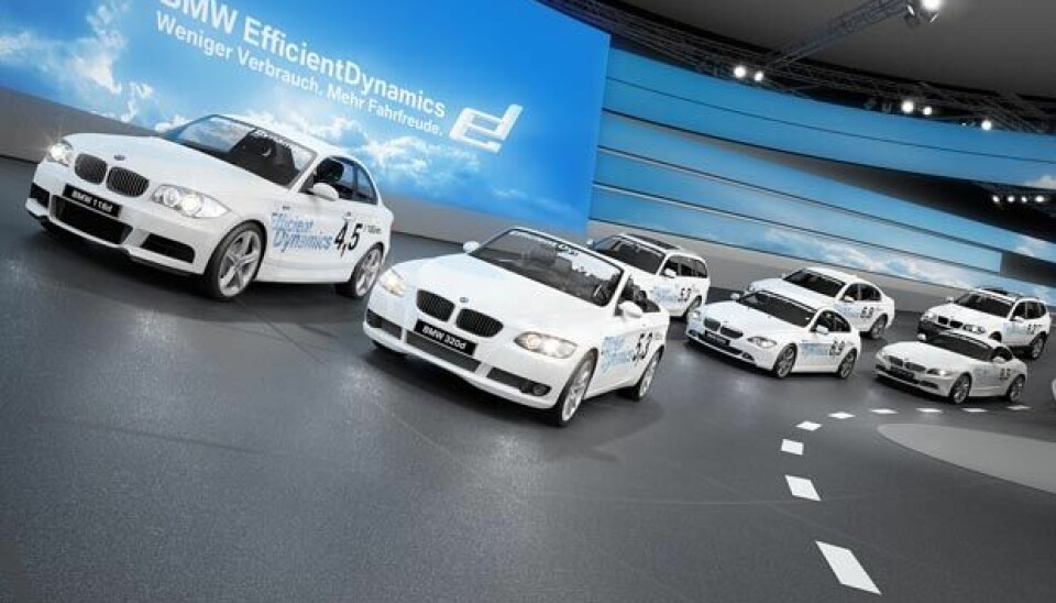 BMW-standen på IAA i Frankfurt