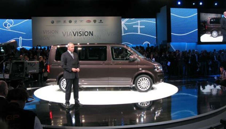 VW-gruppens Frankfurt-premiererT5 - kommer også som varebilfamilie$Foto: Jon Winding-Sørensen