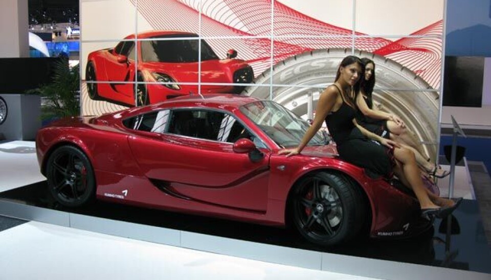 IAA Frankfurt 2009En bil som egentlig ikke var i Frankfurt, var der likevel. Engelsk superbi - Farbio GTS$Foto: Jon Winding-Sørensen IAA Frankfurt 2009En bil som egentlig ikke var i Frankfurt, var der likevel. Engelsk superbi - Farbio GTS$Foto: Jon Winding-Sørensen