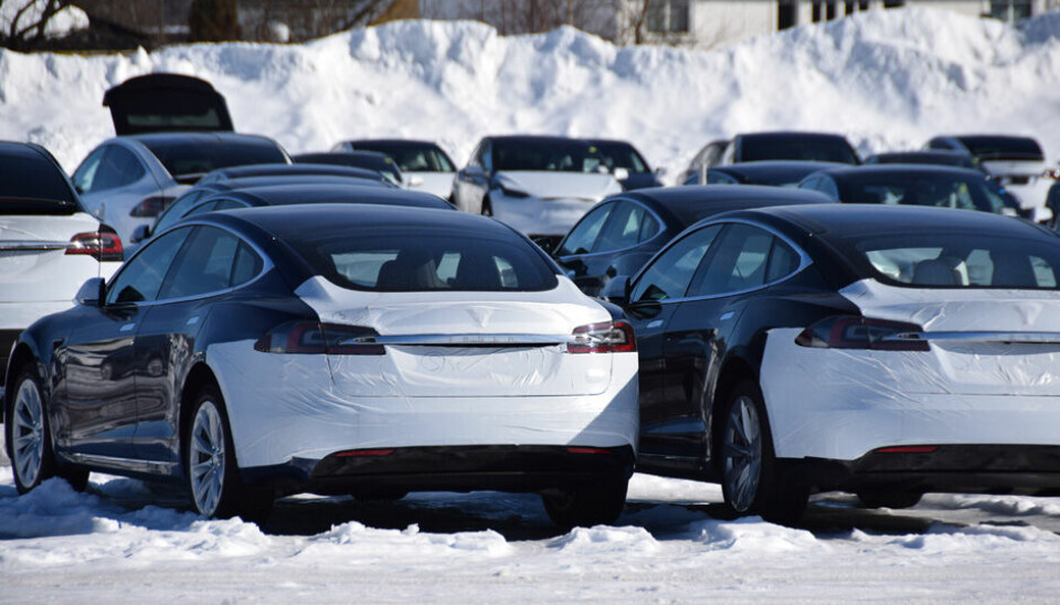 Rotterace mellom Tesla og Nissan om å bli størst. (Foto: Trygve Larsen)