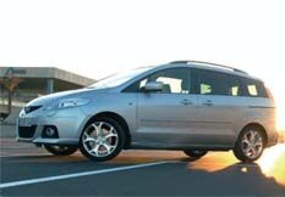 Mazda5: Ansiktsløftet ned i pris