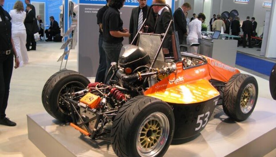 IAA Frankfurt 2009Studentprosjekt - det er faktisk en verdensomspennende racingserie som heter Formel Student.$Foto: Jon Winding-Sørensen IAA Frankfurt 2009Studentprosjekt - det er faktisk en verdensomspennende racingserie som heter Formel Student.$Foto: Jon Winding-Sørensen