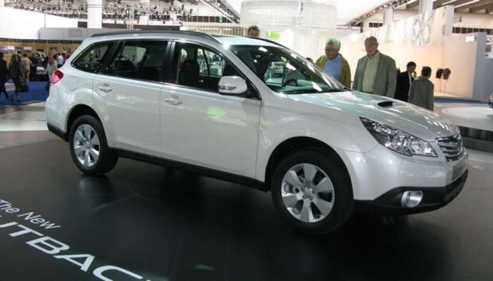 IAA Frankfurt 2009Subarus nye Outback er rett rundt hjørnet i Norge.$Foto: Jon Winding-Sørensen IAA Frankfurt 2009Subarus nye Outback er rett rundt hjørnet i Norge.$Foto: Jon Winding-Sørensen