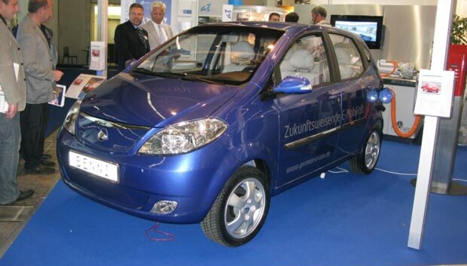 IAA Frankfurt 2009Vi har lille Buddy. Tyskerne har Benni - med fire seter.$Foto: Jon Winding-Sørensen IAA Frankfurt 2009Vi har lille Buddy. Tyskerne har Benni - med fire seter.$Foto: Jon Winding-Sørensen