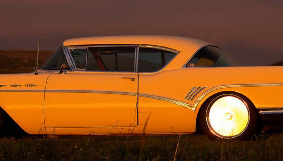 Bjørn Arne SkoglundBuick Super Riviera 1957 i solnedgang på Andøya.