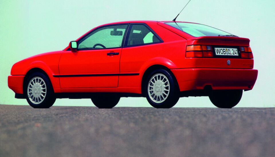 Corrado er også en del av Volkswagens nære coupetradisjon