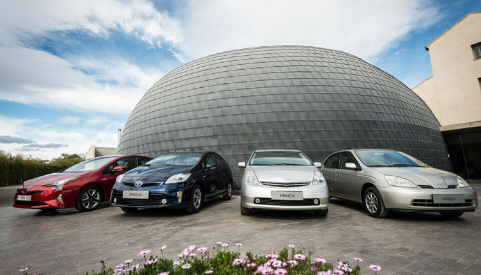 Fire generasjoner Toyota Prius