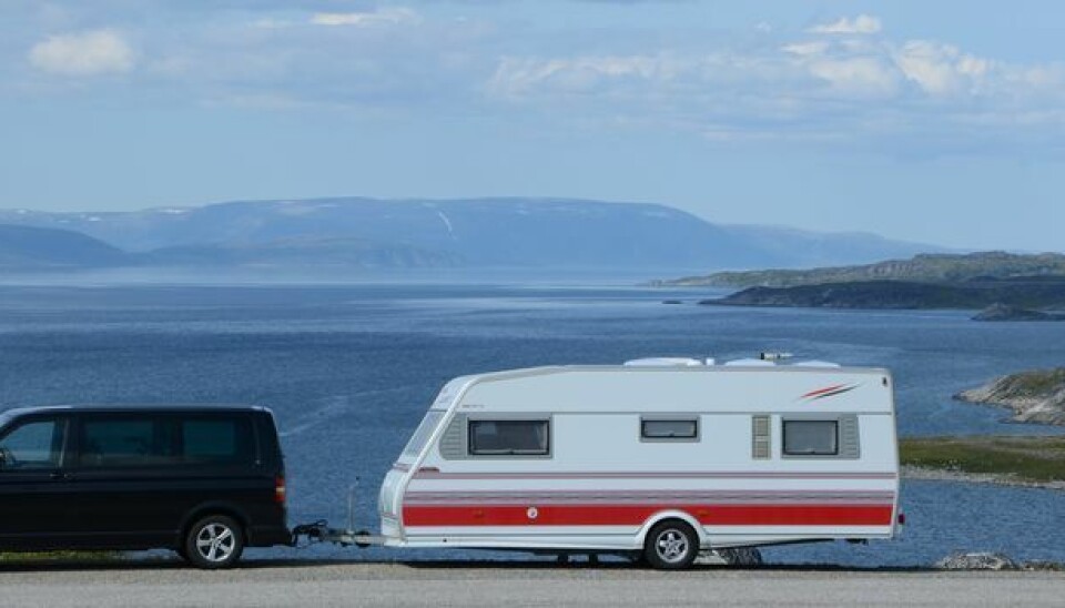 Piet-Hein BensmannDet beste jeg vet er lange bilturer med campingvogn på slep. Bildet er tatt i Nord Norge ved Ifjordfjellet.