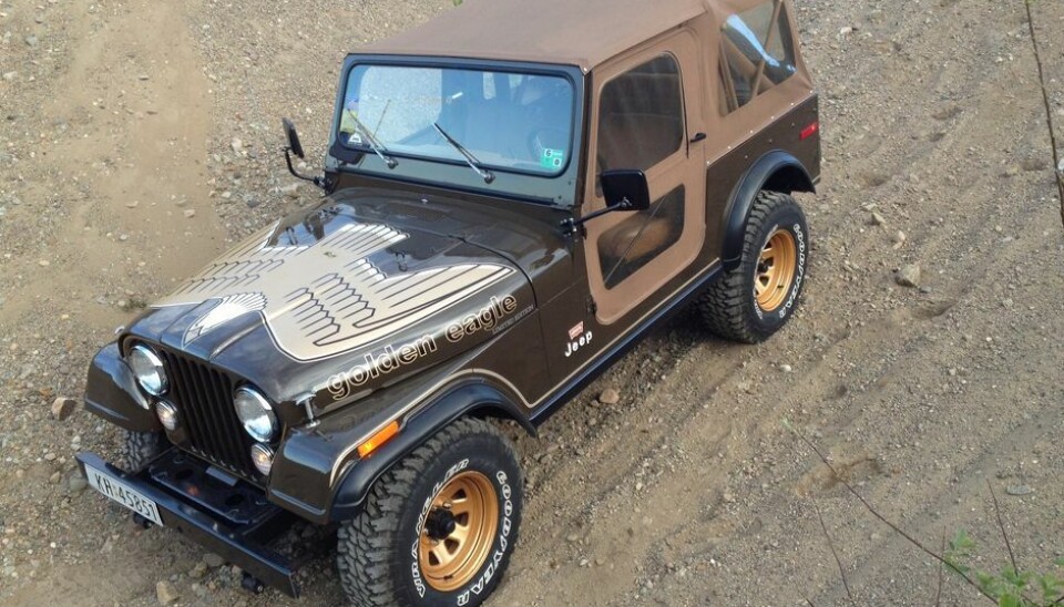 Frank Lovett1977 AMC Jeep CJ 7 golden eagle V8. aut, quadra trac. En eier fra Oklahoma før jeg kjøpte den på ebay i 2005. Alt er orginalt. Jay Leno la inn bud på $35000 etter jeg hadde skrevet kontrakt med selger.
