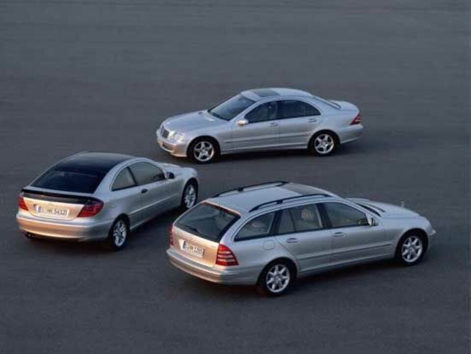 Mercedes C-klasse familien