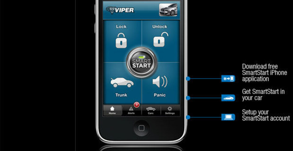 Start bilen med telefonen