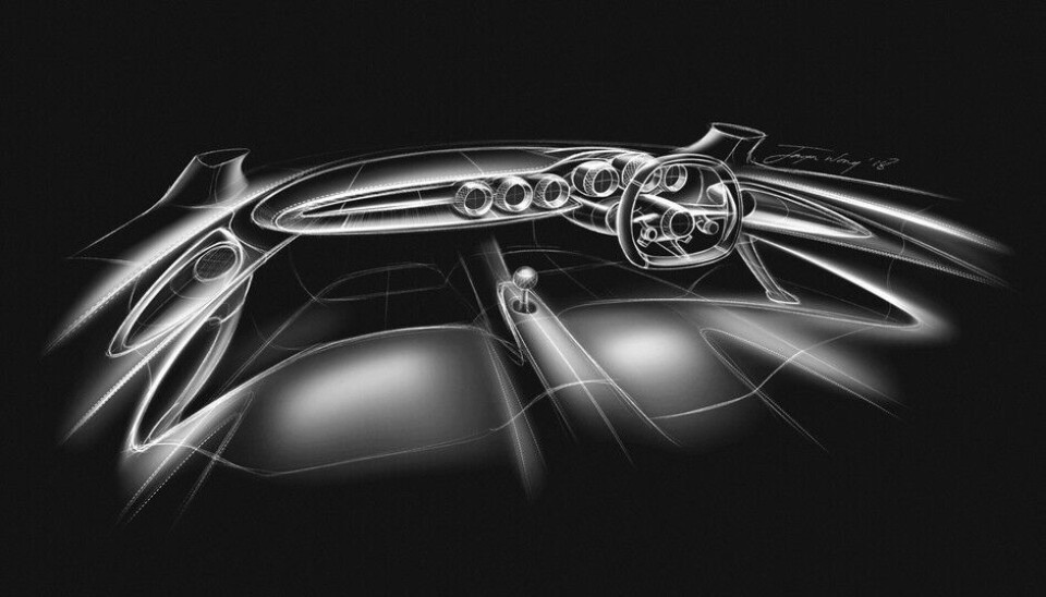 de Tomaso P72 designskisser