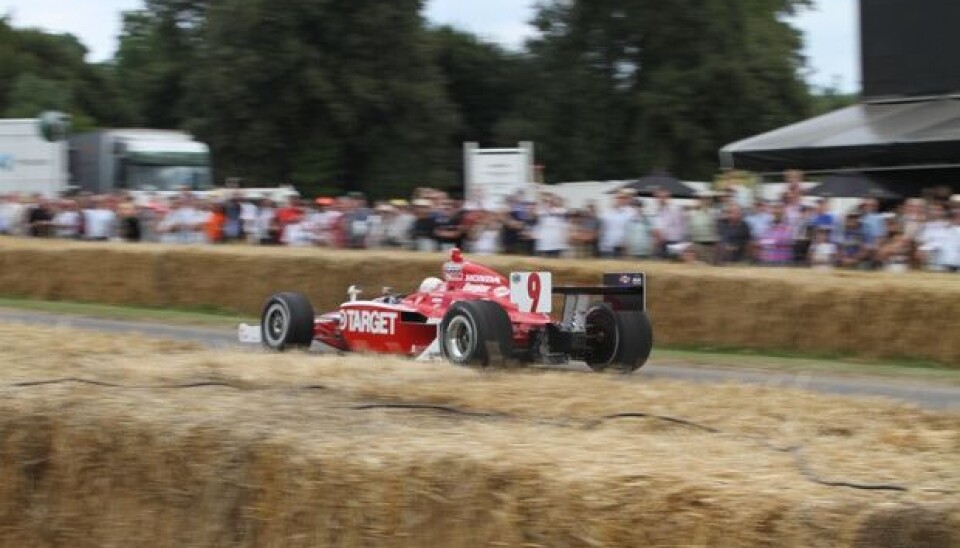 Goodwood Festival of SpeedDario Franchitti i en Ganassi Dallara-Honda.Foto: Stein Pettersen