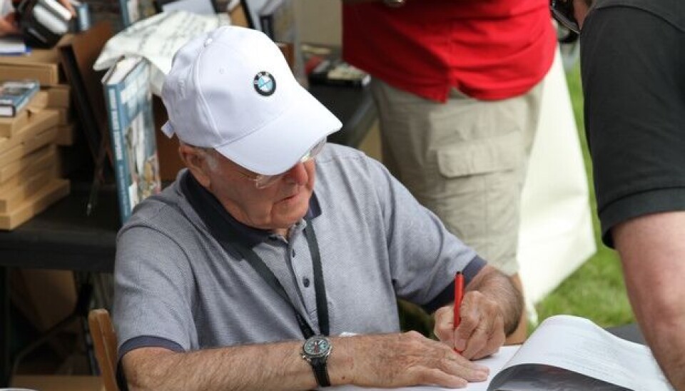 Goodwood Festival of SpeedLegendarisk TV-kommentator for F1 i England, Murray Walker.Foto: Stein Pettersen