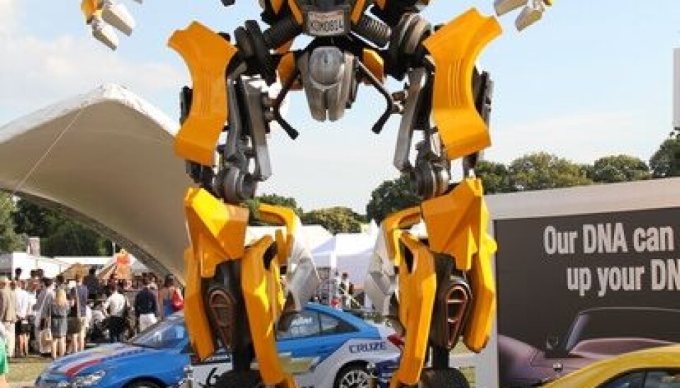 Goodwood Festival of SpeedMister roboto - til glede for voksne og barn.Foto: Stein Pettersen