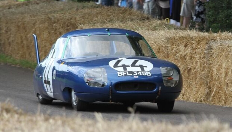 Goodwood Festival of SpeedCD-panhard 3. Den ble bygget i 1964 av Charles Deutsch for å kjøre 'Index of Performance at Le Mans' Foto: Stein Pettersen