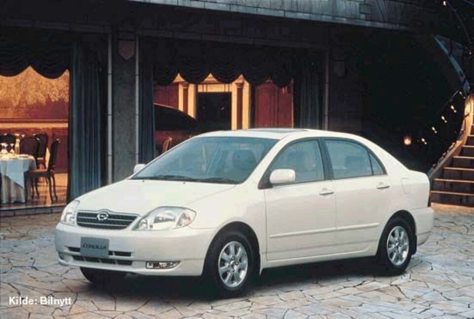 Toyota Corolla sedan