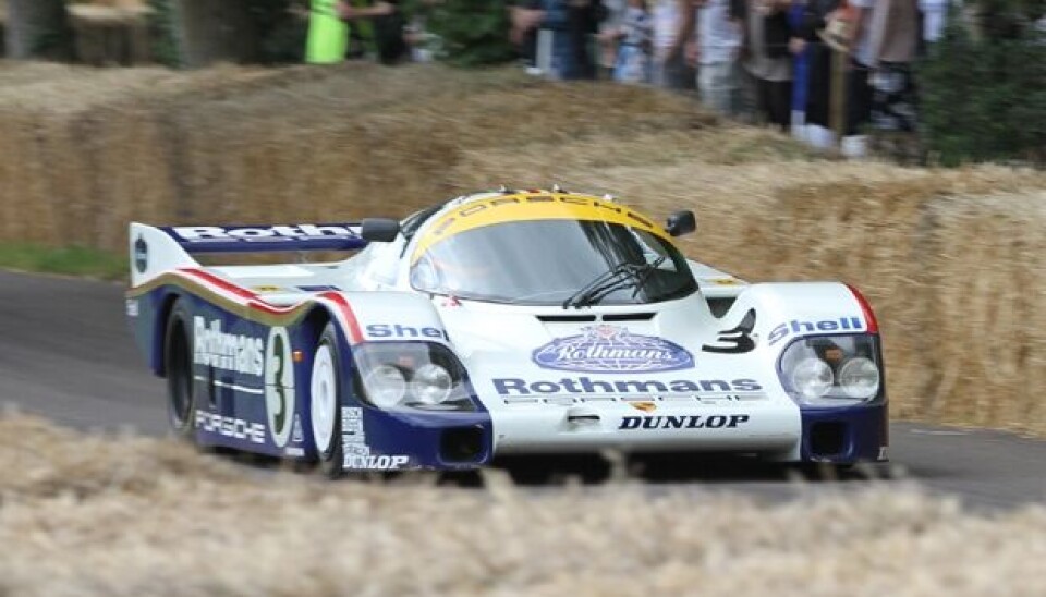 Goodwood Festival of SpeedPorsche Rothmans 962C.Foto: Stein Pettersen