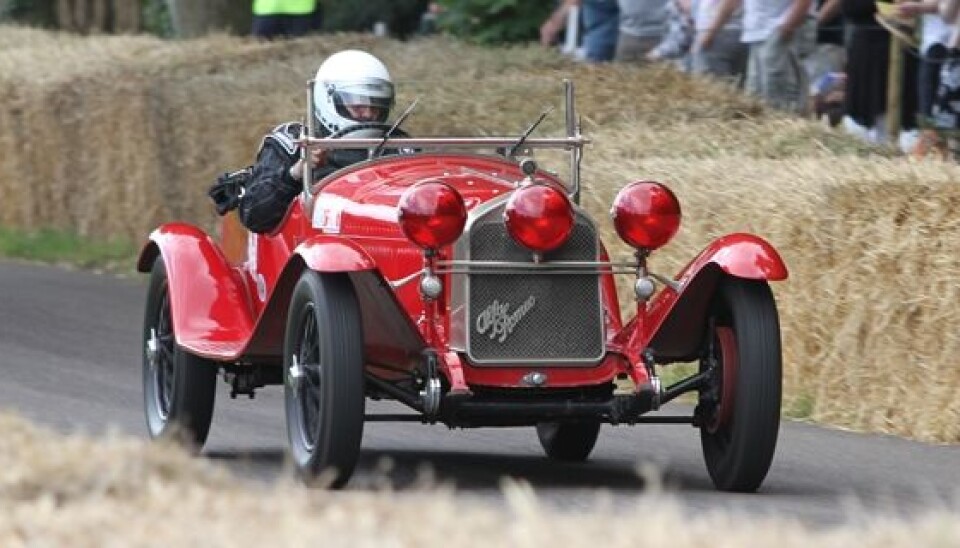Goodwood Festival of SpeedAlfa Romeo 1750 GS Mille Miglia fra 1930.Foto: Stein Pettersen