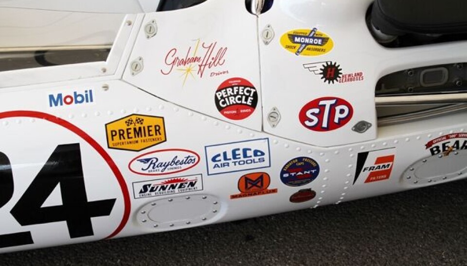 Goodwood Festival of SpeedEn gammel Graham Hill-bil.Foto: Stein Pettersen