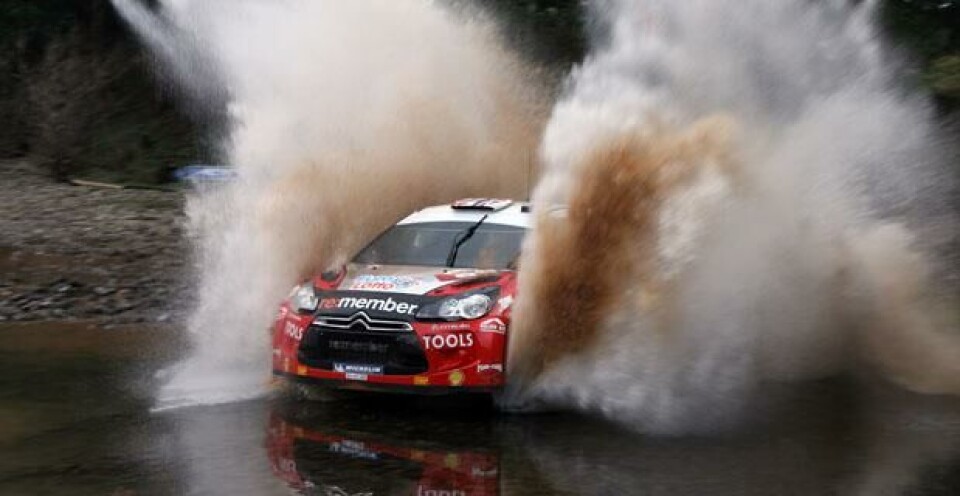Petter Solberg på pallen