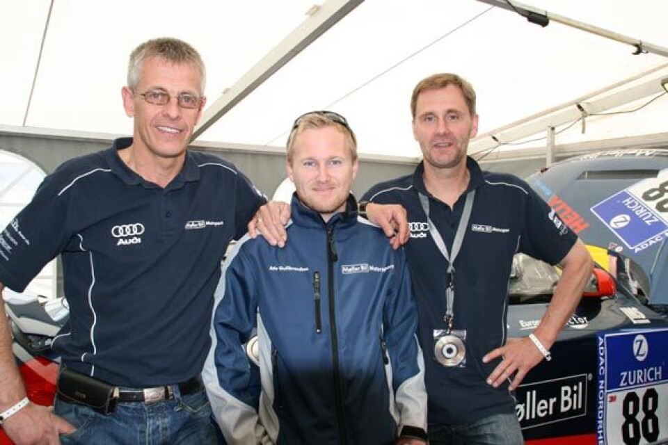 Denne trioen skal gjøre jobben til helga - (f.v.) Håkon Schjærin, Atle Gulbrandsen og Peter Oberndorfer (Foto: Terje Ringen):