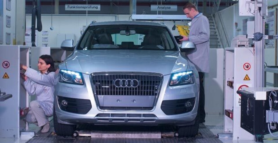 Halvert Audi-fortjeneste