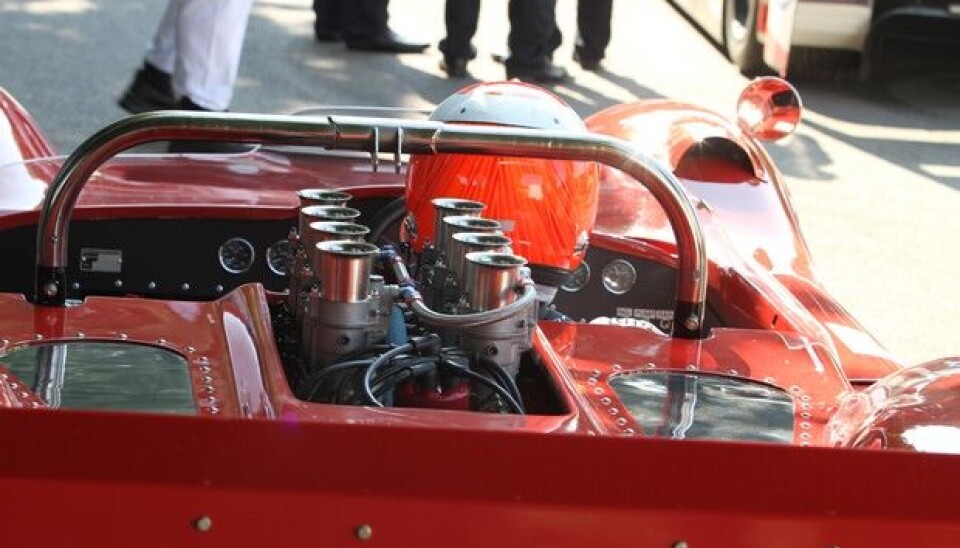 Goodwood Festival of SpeedLitt Flåklypa over denne McLaren-Chevrolet M1B fra 1966.Foto: Stein Pettersen