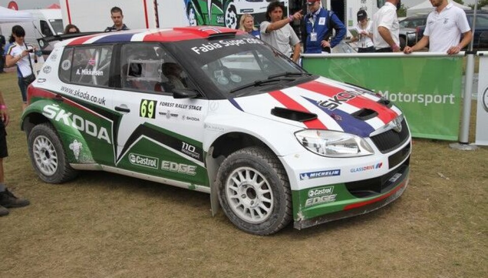 Goodwood Festival of SpeedMikkelsens S2000-bil var en av de raskeste på rallystagen på Goodwood.Foto: Stein Pettersen