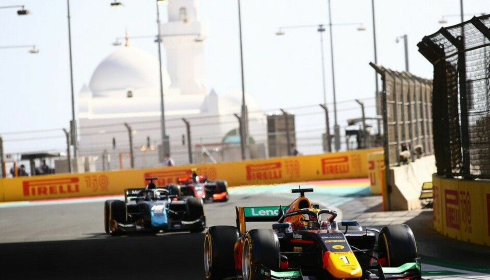 Dennis Hauger i JeddahFoto: Dutch Photo Agency/Red Bull Content Pool