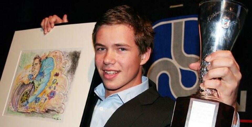 Marius Aasen ble Bilsporttalentet 2009