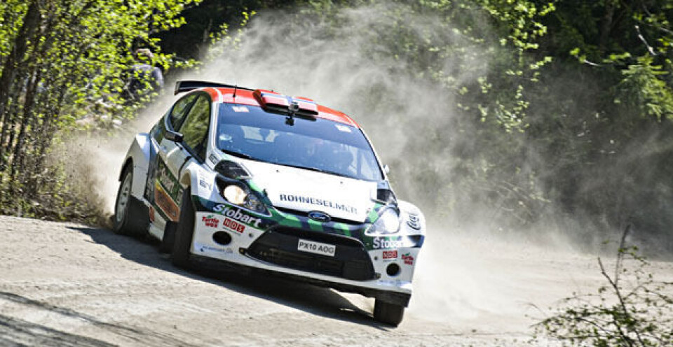 Rally-NM avsluttes på Hedmarken