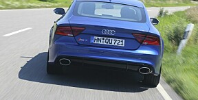 Audi RS7 på veien