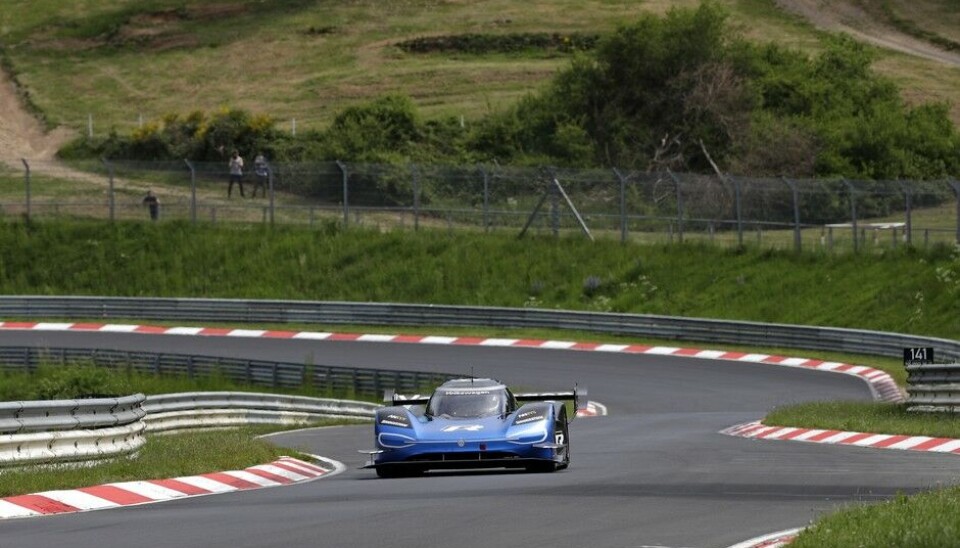 Volkswagen ID.R setter rekord på Nordsløyfa