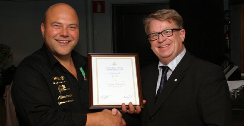 Hedersbevisning til Isachsen