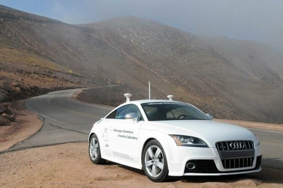 Audi vil ta sin spesiallagde TTS opp til Pikes Peak uten fører