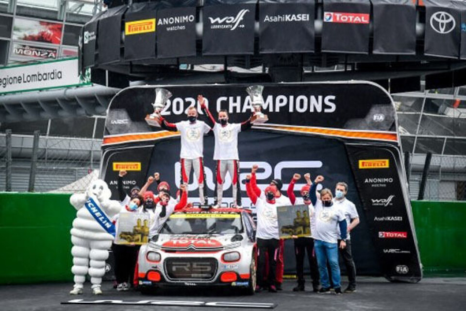 VM-tittel til Mads Østberg og Torstein Eriksen i WRC2-klassen: VM-tittel til Mads Østberg og Torstein Eriksen i WRC2-klassen: