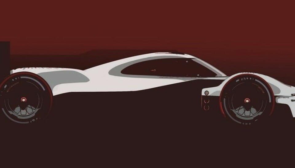 Porsche MotorsportLMDh designskisse